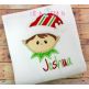 Elf Face Applique | Machine Embroidery Designs by JuJu