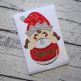 Elf Girl Ornament Peeker Applique | Machine Embroidery Designs by JuJu