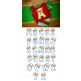 Elf Hat Applique Alphabet Machine Embroidery Designs by JuJu