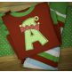 Elf Hat Applique Alphabet Machine Embroidery Designs by JuJu