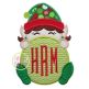 Elf Peeker Girl Applique | Machine Embroidery Designs by JuJu