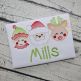 Elf Santa Deer Trio Boy Sketch Embroidery | Machine Embroidery Designs by JuJu