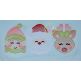 Elf Santa Deer Trio Girl Sketch Embroidery | Machine Embroidery Designs by JuJu