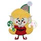 Elf Twin Girl Applique | Machine Embroidery Designs by JuJu