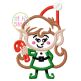 Elf Twin Girl Applique | Machine Embroidery Designs by JuJu