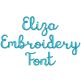Eliza Embroidery Font Machine Embroidery Designs by JuJu