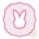 Embossed Bunny Embroidery | Machine Embroidery Designs by JuJu