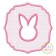 Embossed Bunny Embroidery | Machine Embroidery Designs by JuJu