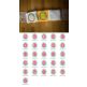 Embossed Easter Egg Monogram Alphabet Machine Embroidery Designs by JuJu