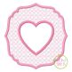 Embossed Heart Embroidery | Machine Embroidery Designs by JuJu