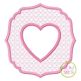 Embossed Heart Embroidery | Machine Embroidery Designs by JuJu