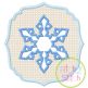 Embossed Snowflake Embroidery | Machine Embroidery Designs by JuJu