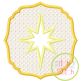 Embossed Star Embroidery | Machine Embroidery Designs by JuJu