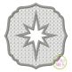 Embossed Star Embroidery | Machine Embroidery Designs by JuJu