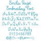 Emilia Script Embroidery Font | Machine Embroidery Designs by JuJu