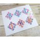 Itch 2 Stitch Elegant Scroll Two Color Small Monogram Digital Embroidery Machine Designs by JuJu