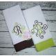Itch 2 Stitch Elegant Scroll Two Color Small Monogram Digital Embroidery Machine Designs by JuJu