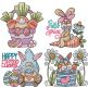 Easter Delight 1 Sketch Embroidery Set | Machine Embroidery Designs by JuJu
