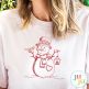 Redwork Snowmen Set 1 Embroidery Set | Machine Embroidery Designs by JuJu