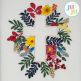 Heirloom Garden Cross Embroidery Design | Machine Embroidery Designs by JuJu