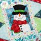 In The Hoop Modular Snowman Placemat Project | Machine Embroidery Designs by JuJu