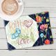 ITH Faith Hope Love Mug Rug | Machine Embroidery Designs by JuJu
