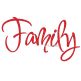 Family - Inspirational Words | Machine Embroidery Designs by JuJu