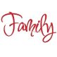 Family - Inspirational Words | Machine Embroidery Designs by JuJu