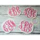 Fancy Circle Large Monogram LARGE size