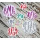 Fancy Circle Monogram SMALL Size