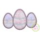 Fancy Egg Trio Applique | Machine Embroidery Designs by JuJu
