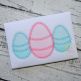 Fancy Egg Trio Sketch Embroidery | Machine Embroidery Designs by JuJu