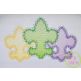 Fancy Fleur De Lis Trio Sketch Embroidery | Machine Embroidery Designs by JuJu