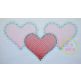 Fancy Heart Trio Sketch Embroidery | Machine Embroidery Designs by JuJu