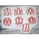 Fancy Oval Monogram Set