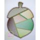 Fancy Patchwork Acorn Sketch Embroidery | Machine Embroidery Designs by JuJu