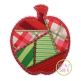Fancy Patchwork Apple Applique | Machine Embroidery Designs by JuJu