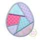 Fancy Patchwork Egg Applique | Machine Embroidery Designs by JuJu
