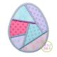 Fancy Patchwork Egg Applique | Machine Embroidery Designs by JuJu