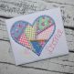 Fancy Patchwork Heart Applique | Machine Embroidery Designs by JuJu