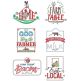 Farm Fresh 3 Machine Embroidery Designs by JuJu
