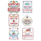 Farm Fresh 4 Machine Embroidery Designs by JuJu

