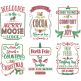 Farm Fresh Christmas 5 Machine Embroidery Designs by JuJu

