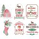 Farm Fresh Christmas 7 Machine Embroidery Designs by JuJu
