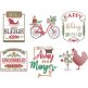 Farm Fresh Christmas 8 Machine Embroidery Designs by JuJu
