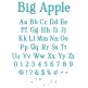 Big Apple Embroidery Font | Machine Embroidery Designs by JuJu