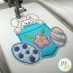 Chunky Easter Bunnies 1 Bean Embroidery Set | Machine Embroidery Designs by JuJu