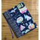 Quilted Standard Composition Notebook Covers Set 1 | Machine Embroidery Designs by JuJu