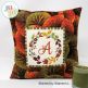 Autumn Wreath Pillow  by Oma's Place | Machine Embroidery Designs by JuJu