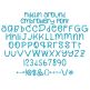 Fiddlin Around Embroidery Font | Machine Embroidery Designs by JuJu